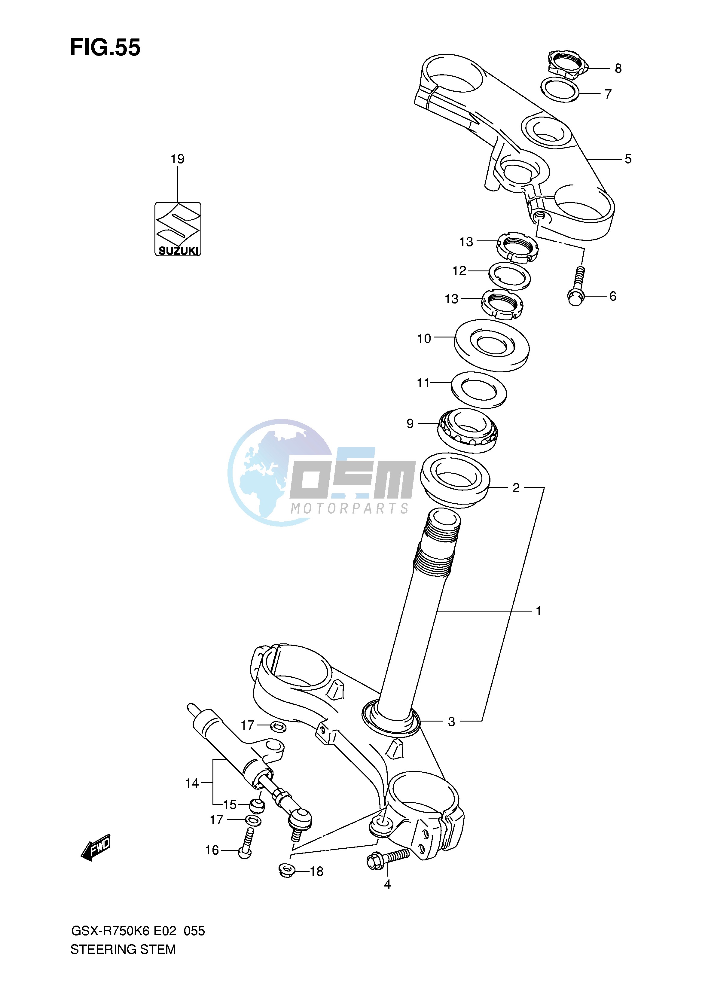 STEERING STEM