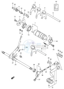 LT-F400 (P24) drawing GEAR SHIFTING (1)(MODEL K3)