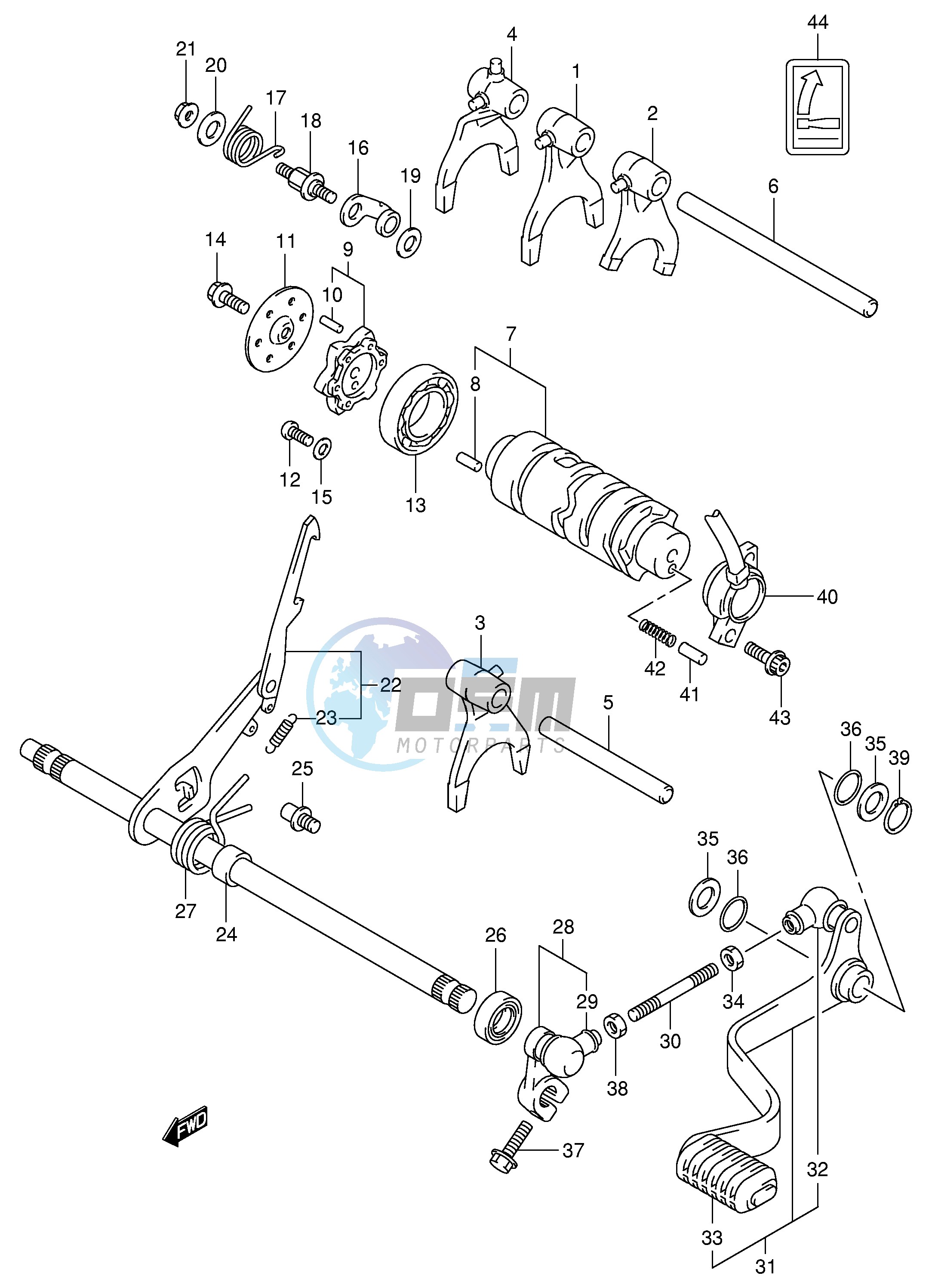 GEAR SHIFTING (1)(MODEL K3)