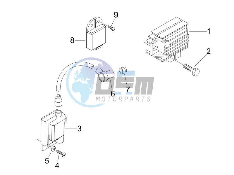 Voltage Regulators -ECU - H.T. Coil