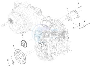 X10 350 4t 4v ie e3 drawing Starter - Electric starter