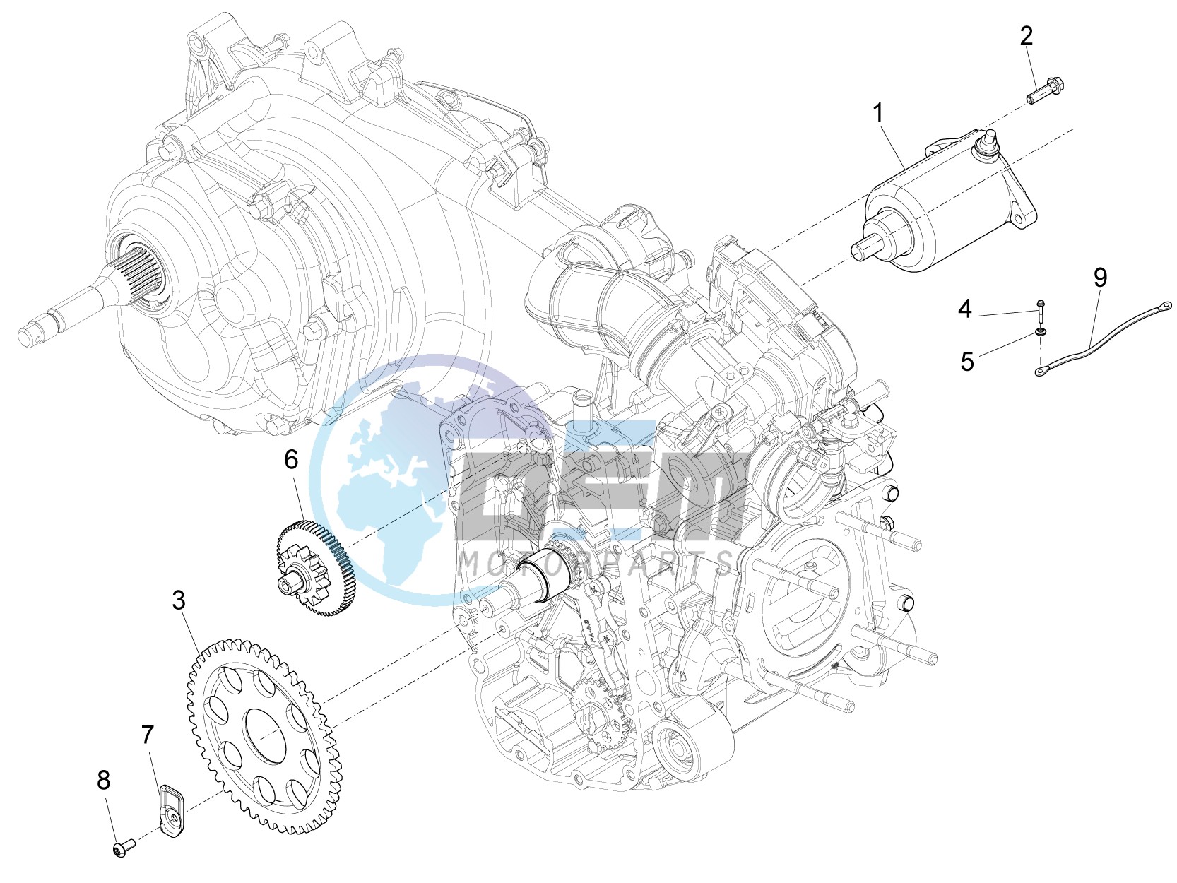 Starter - Electric starter