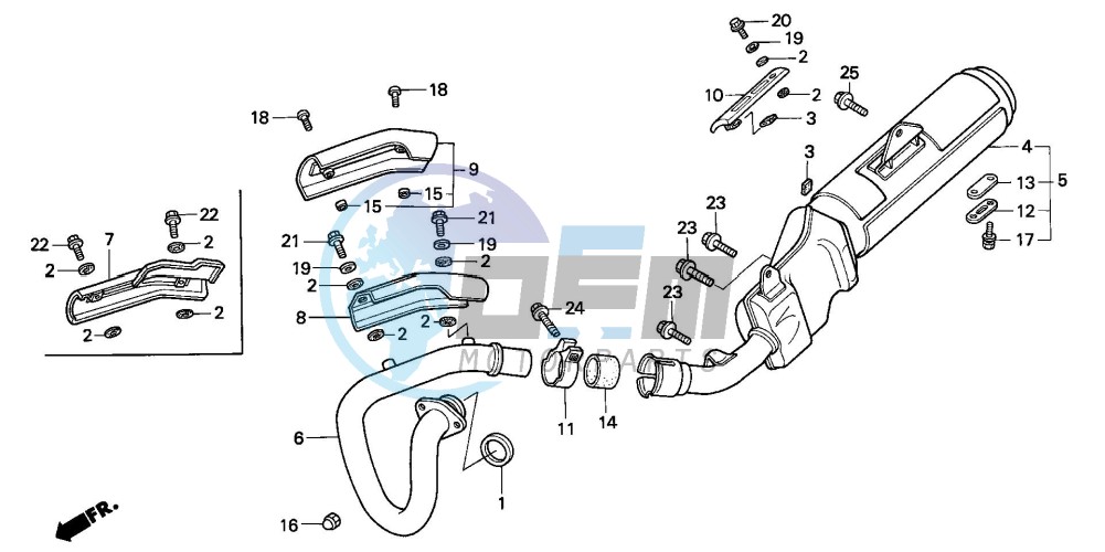 EXHAUST MUFFLER