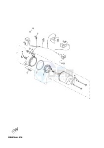 YPR125RA XMAX 125 ABS EVOLIS 125 ABS (2DMK 2DMK) drawing STARTING MOTOR