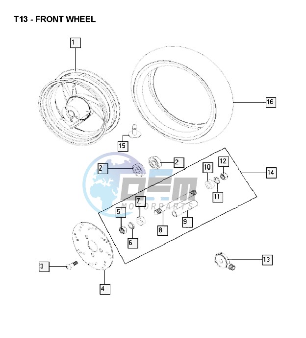 Front wheel