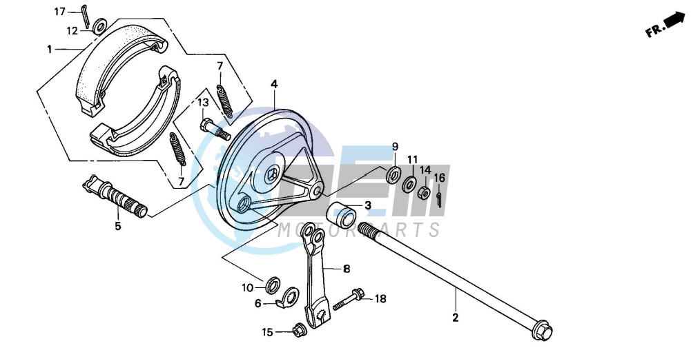 REAR BRAKE PANEL