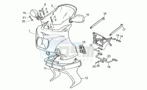 V 35 350 Carabinieri - PA Carabinieri/PA drawing Fairing