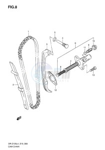 DR-Z125 EU drawing CAM CHAIN