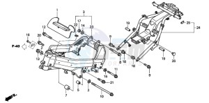 VFR800A drawing FRAME BODY