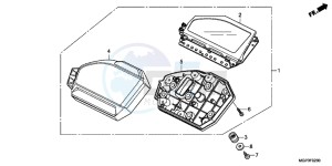 CBR1000RRD Fireblade - CBR1000RR UK - (E) drawing METER