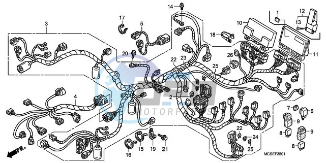 WIRE HARNESS (ST1300A)