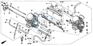 CBF500 drawing CARBURETOR (ASSY.)