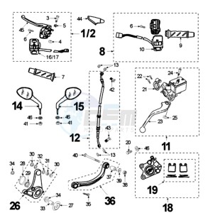 FIGHT LCT FR drawing BRAKE SYSTEM *AJP*