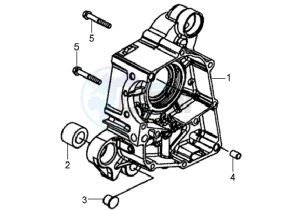 MIO 100 E3 drawing CRANKCASERIGHT