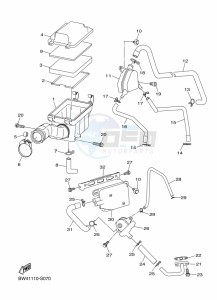 YFZ50 (BW4D) drawing INTAKE