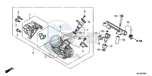 NC750SE NC750S Continue » Europe Direct - (ED) drawing THROTTLE BODY