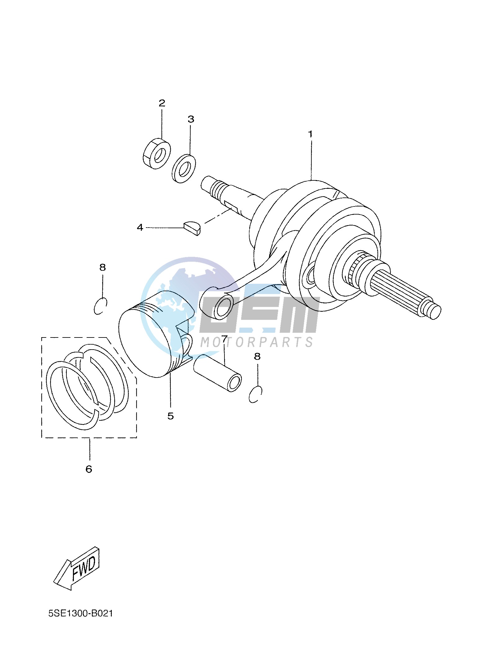 CRANKSHAFT & PISTON