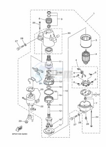 F250AETX drawing STARTER-MOTOR