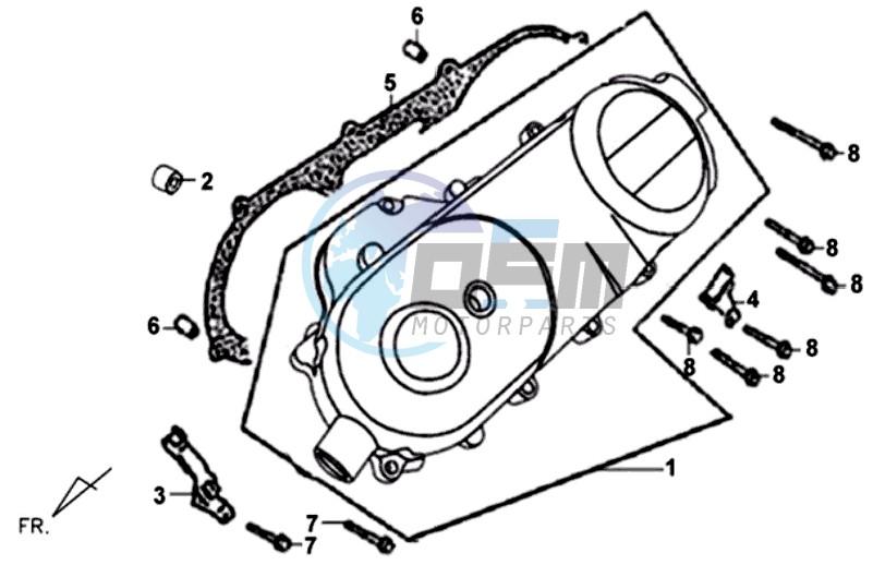 CRANKCASE LEFT