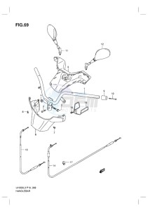 UH200G BURGMAN EU drawing HANDLEBAR