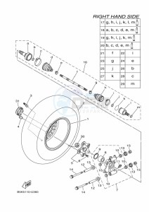 YFM700FWBD KODIAK 700 EPS (BGF8) drawing REAR WHEEL 2