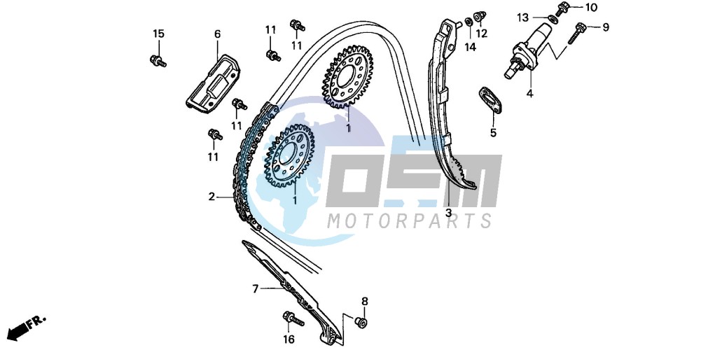 CAM CHAIN/TENSIONER