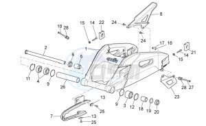 TUONO 1100 V4 FACTORY E4 ABS (EMEA, LATAM) drawing Swing arm