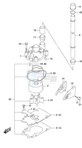 DF 250AP drawing Water Pump