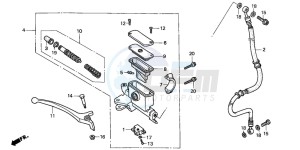 SFX50SMM drawing FR. BRAKE MASTER CYLINDER (1)