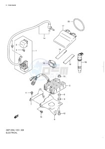 GSF-1250 BANDIT EU drawing ELECTRICAL