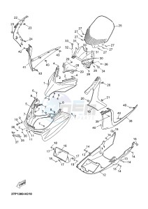 YPR250RA XMAX 250 ABS EVOLIS 250 ABS (1YS7 1YS7 1YS7) drawing WINDSHIELD