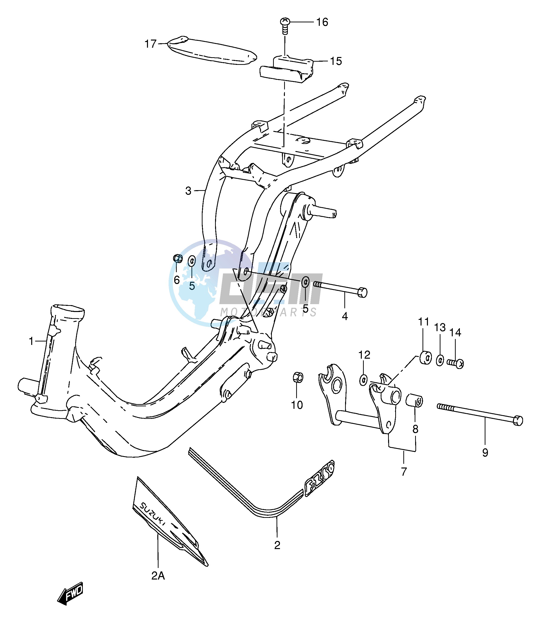 FRAME (MODEL K L P)