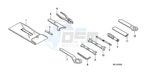 CBR1000RA9 France - (F / ABS CMF HRC MKH MME) drawing TOOLS