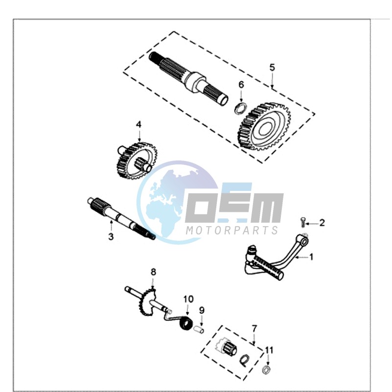 DRIVE SHAFTS / KICKSTARTER