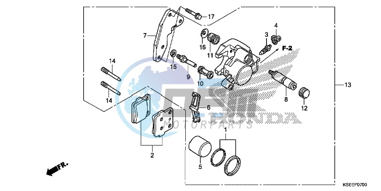 FRONT BRAKE CALIPER