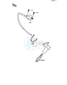 KX 125 G [KX125] (G1) [KX125] drawing IGNITION SYSTEM