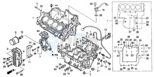 CBF600NA drawing CRANKCASE