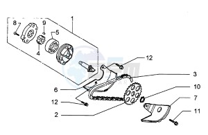 Hexagon 250 GT (5791881) 5791881 drawing Oil pump