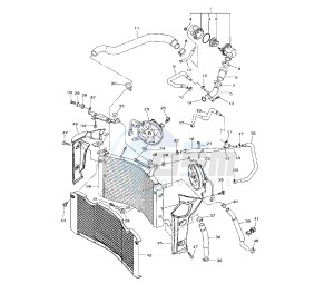 FZ1-NA 1000 drawing COOLING SYSTEM