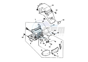 XC CYGNUS R 125 drawing TAILLIGHT