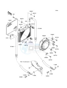 KVF 360 B [PRAIRIE 360] (B6F-B9F) B6F drawing OIL COOLER