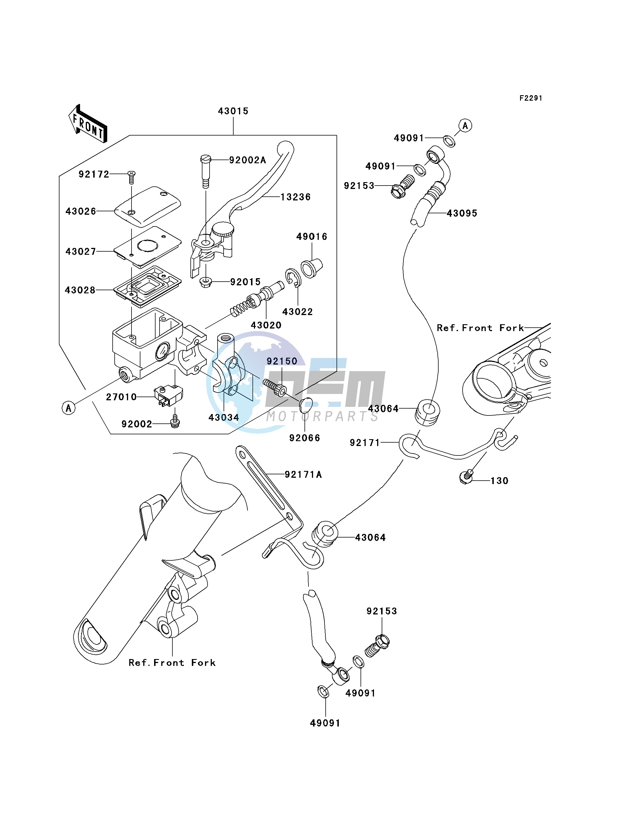 FRONT MASTER CYLINDER