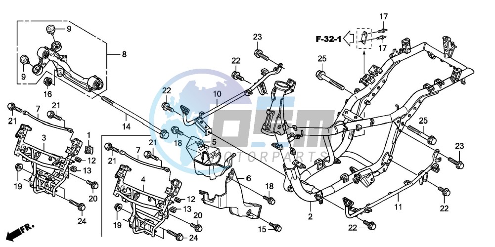 FRAME BODY (FES1257/A7)(FES1507/A7)