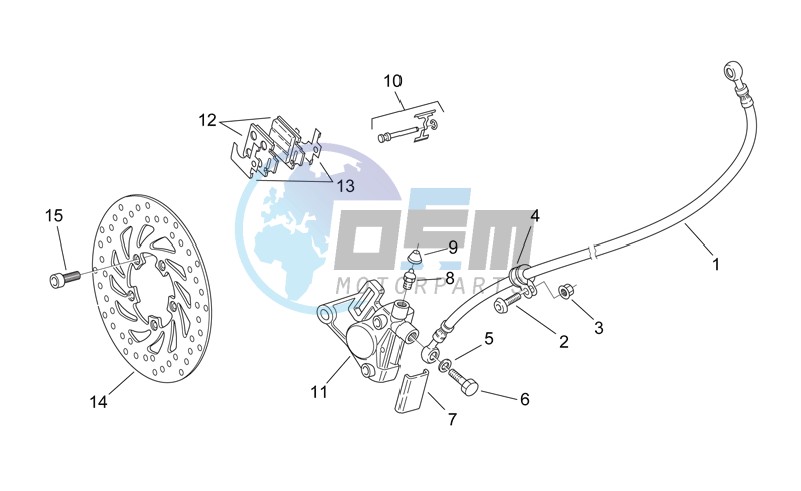 Front brake caliper