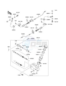 KAF 620 S [MULE 4010 TRANS4X4 HARDWOODS GREEN HD] (S9F-SAF) SAF drawing MASTER CYLINDER