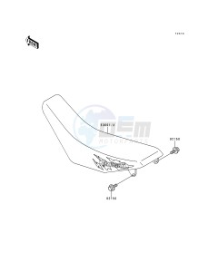 KX 125 K [KX125] (K2) [KX125] drawing SEAT