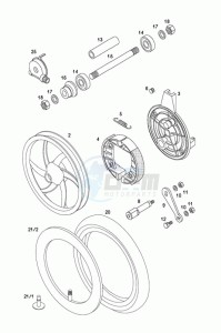 QUADRO_NL_L1 50 L1 drawing Front wheel