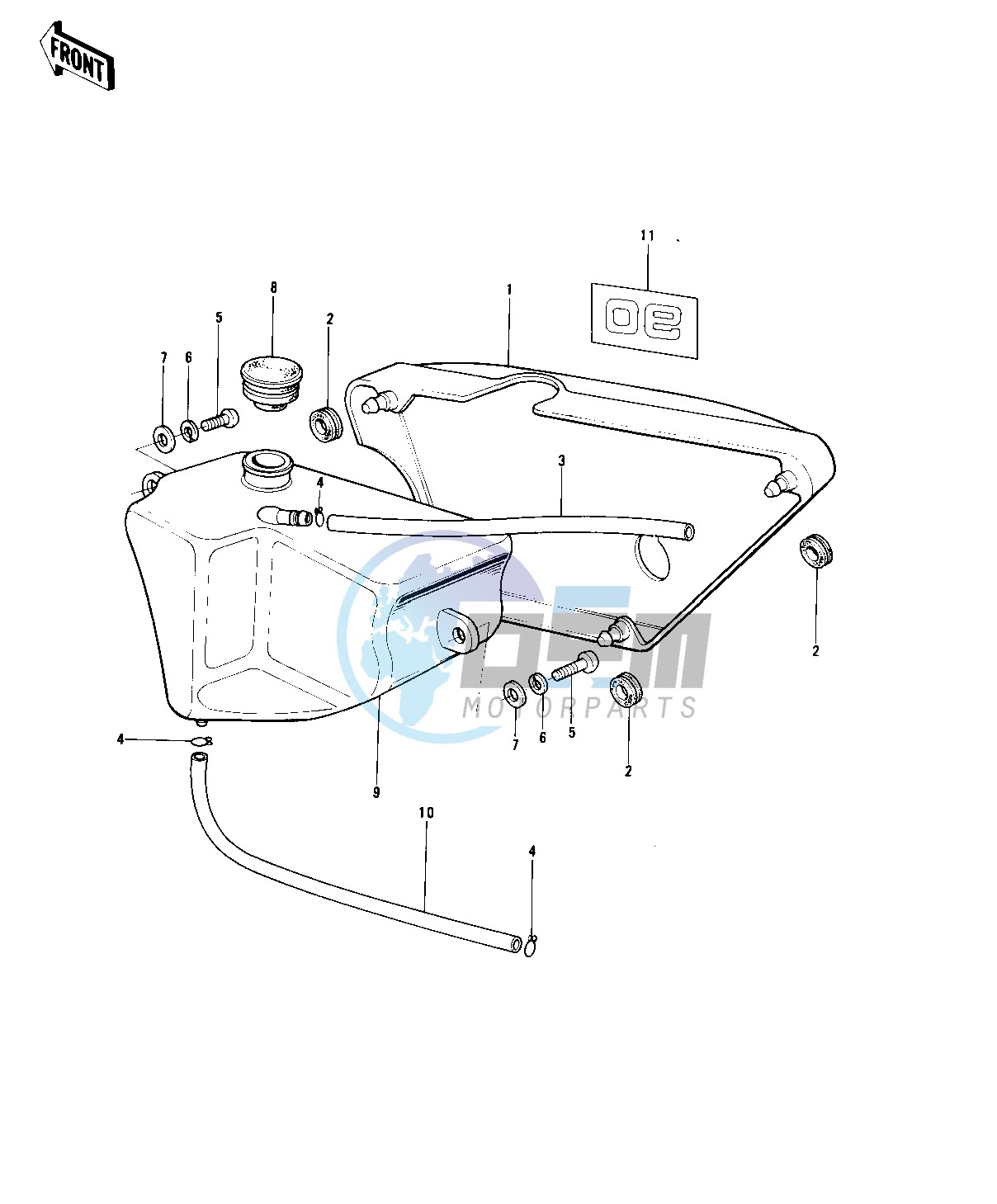 SIDE COVER_OIL TANK -- 74-75 MC1M_MC1M-A- -