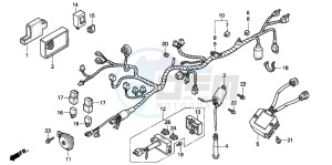 NX500 DOMINATOR drawing WIRE HARNESS/ IGNITION COIL