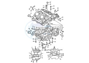 XVZ ROYAL STAR 1300 drawing CRANKCASE